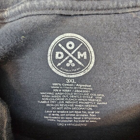 Speed Junkies Moto Club T-Shirt Mens 3XL Black Acid Wash Biker Skull Hot Rod DOM - Picture 7 of 7